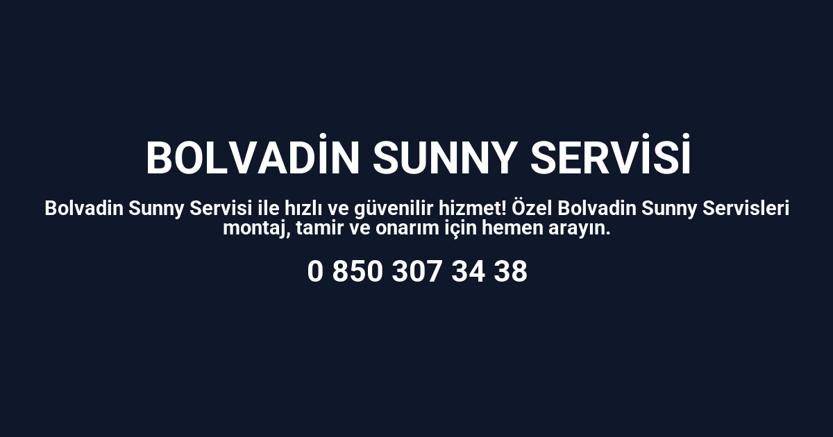 Bolvadin Sunny Servisi